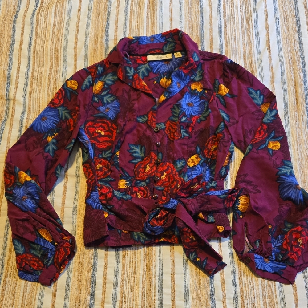 Anthropologie Blouse Long Sleeve Top - Picture 4 of 10